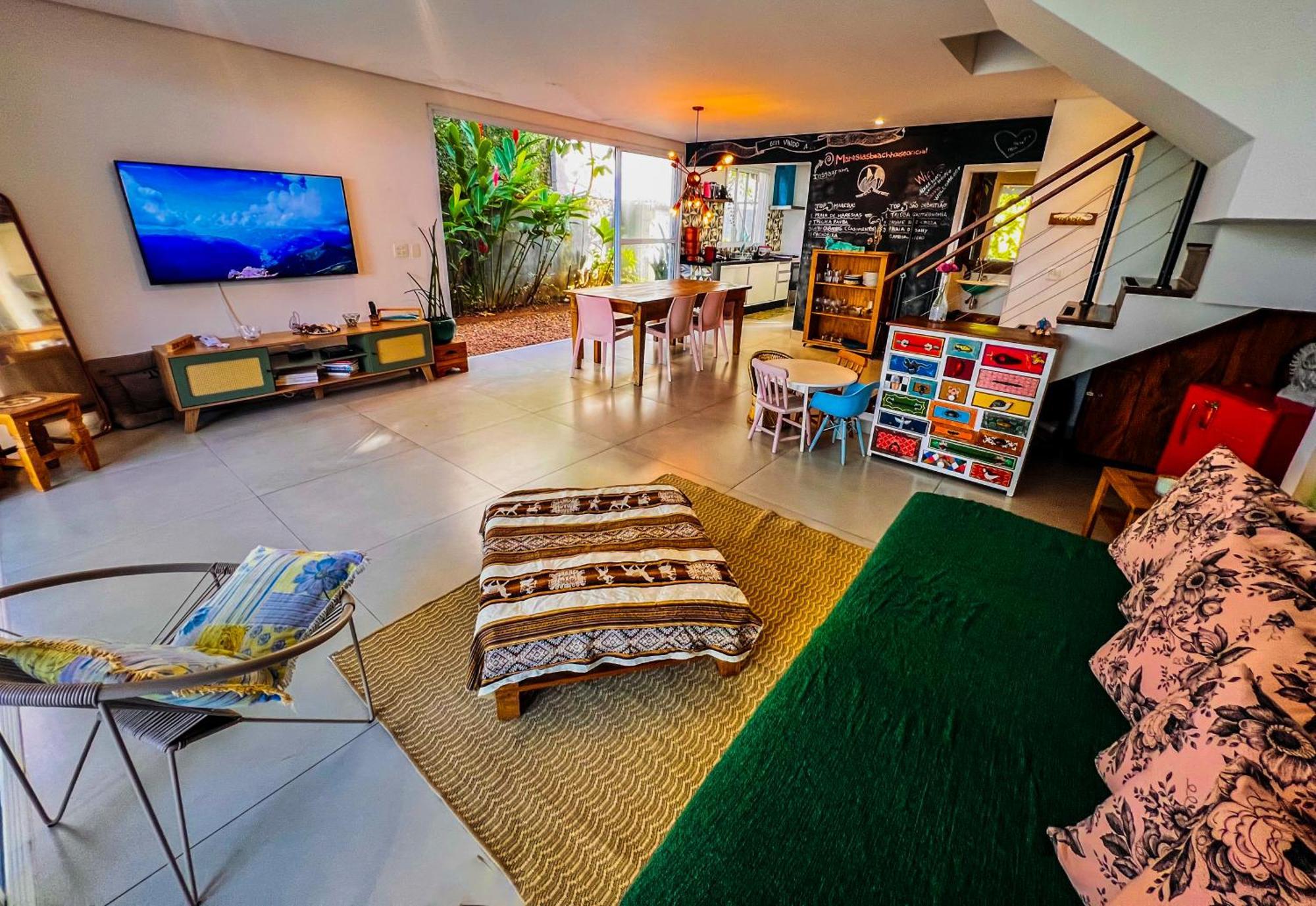 C7, Casa Vibrante, Pe Na Areia De Maresias Villa Sao Sebastiao  Exterior foto